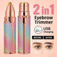 2 in 1 Rechargeable Eyebrow Trimmer – Facial Hair Remover